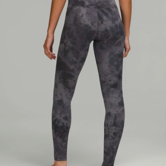 Lululemon Align Super-High-Rise Pant 28" Diamond Dye Pitch Grey Size 4 - Picture 2 of 6